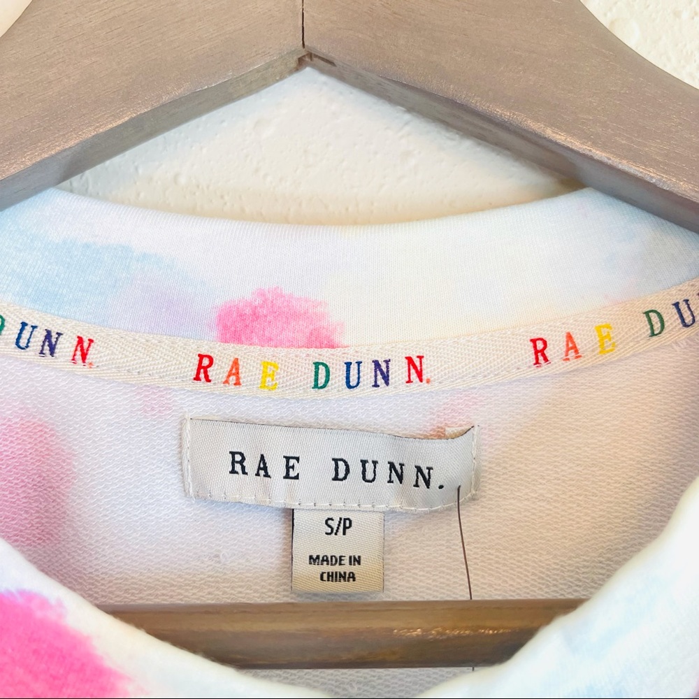 Rae Dunn Love Tie Dye Women’s Sweatshirt Size Small NWT - Picture 3 of 8